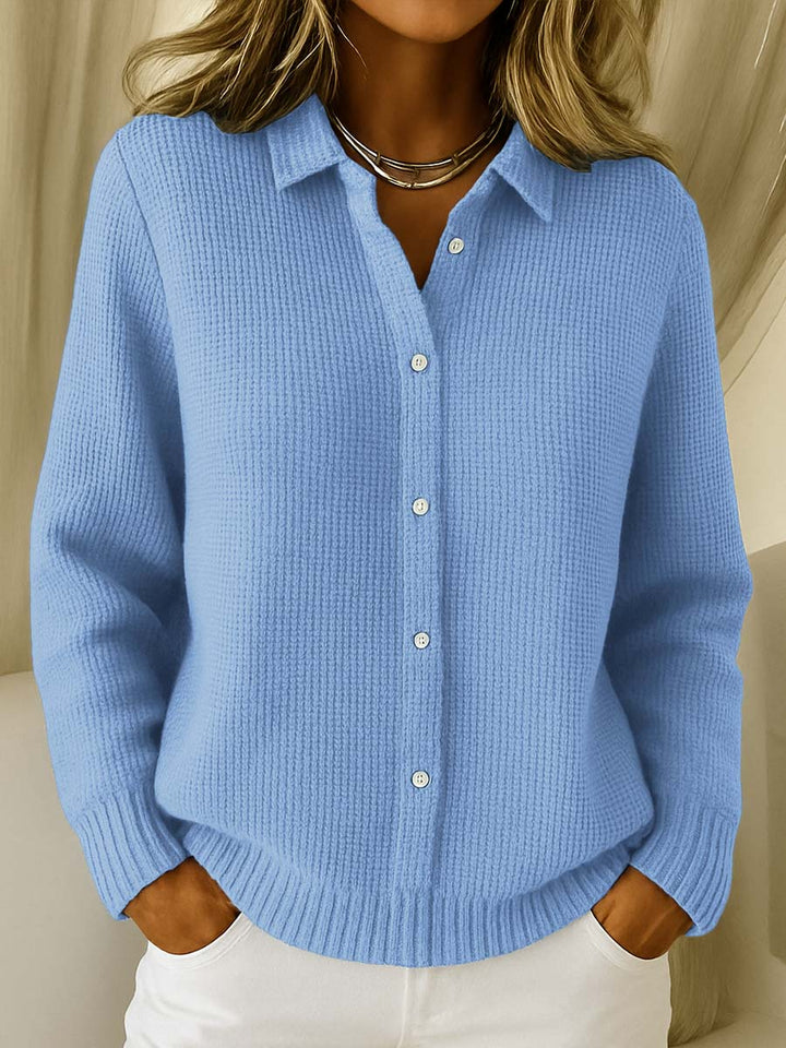CAMILLE™ - ELEGANT TEXTURED KNIT CARDIGAN