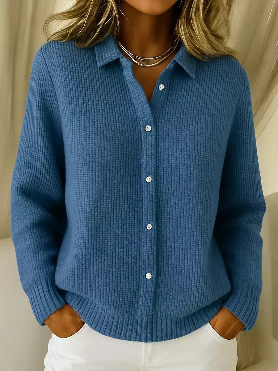 CAMILLE™ - ELEGANT TEXTURED KNIT CARDIGAN