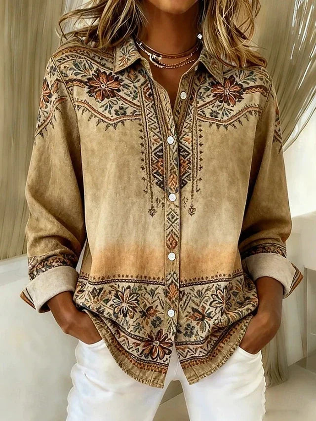 REXANNA™ - ELEGANT VINTAGE COMFORT BLOUSE