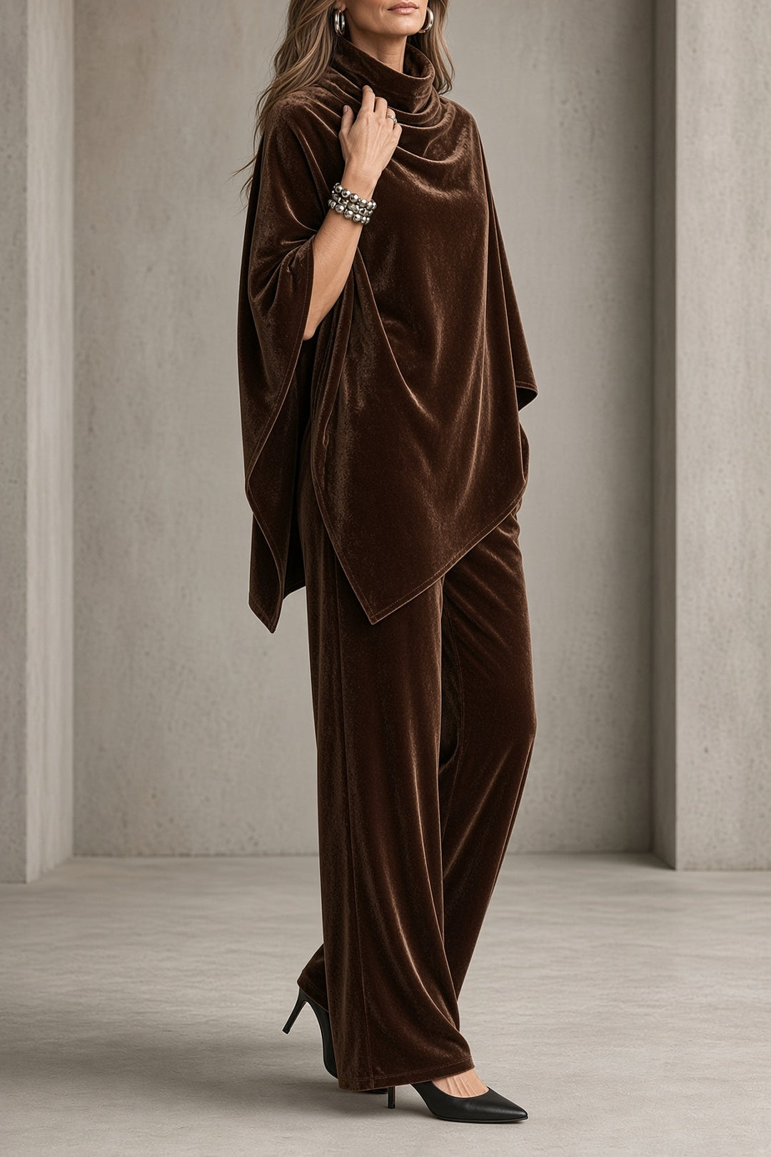 MONELLA™ - ELEGANT SUEDE TWO-PIECE SET