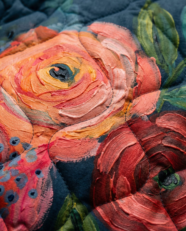 AMAYA™ - VINTAGE QUILTED FLORAL JACKET