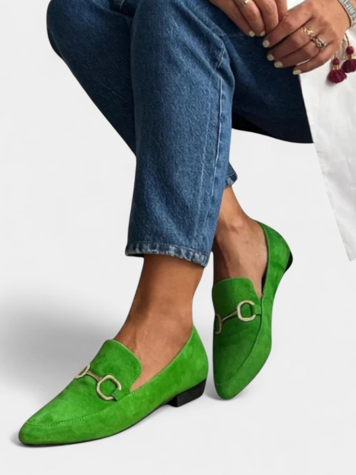 ALEXANDRIA™ - SUEDE POINTED SLIP ON LOAFERS