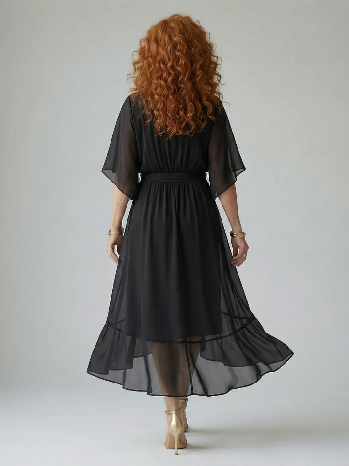 ELRIC™ - LIGHT DRAPE MIDI DRESS