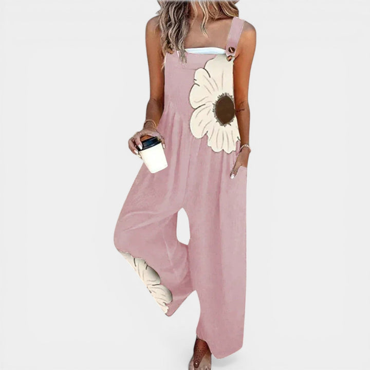JAIME™ - FLORAL LOOSE-FIT LIGHTWEIGHT OVERALLS