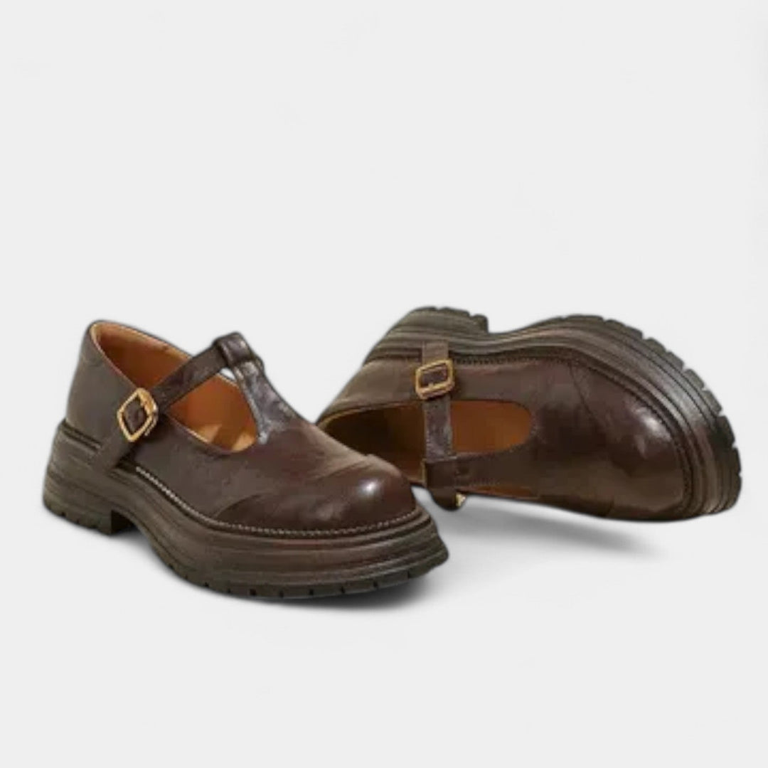 MARIANA PLATFORM LEATHER SHOES
