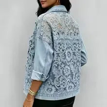 MARTINA™ - ELEGANT DEMIN LACE JACKET