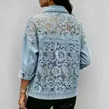 MARTINA™ - ELEGANT DEMIN LACE JACKET