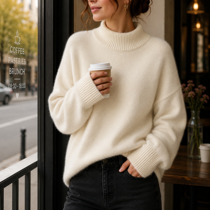 JUNIPER™ - ELEGANT OVERSIZED TURTLENECK SWEATER