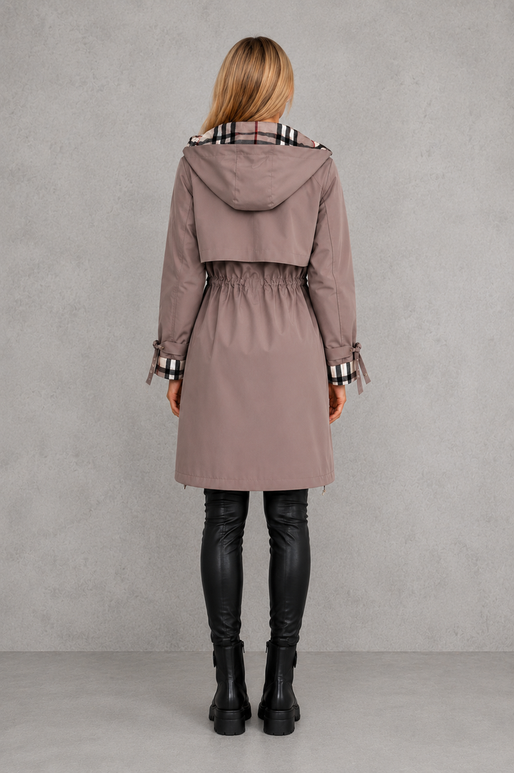MABEL™ - ELEGANT CHECK WATER-RESISTANT JACKET