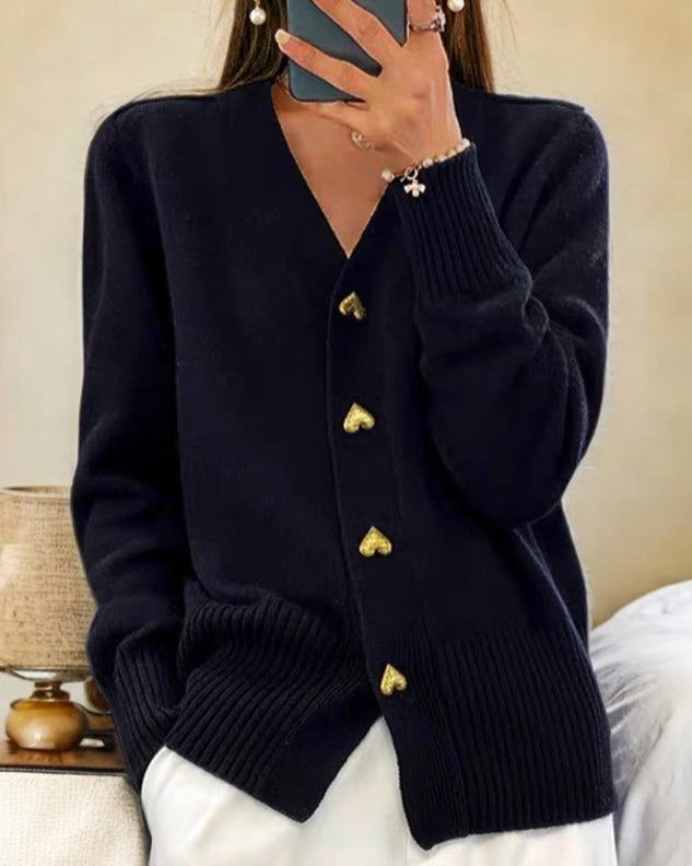 MICHAELA™ - ELEGANT BUTTON UP CARDIGAN