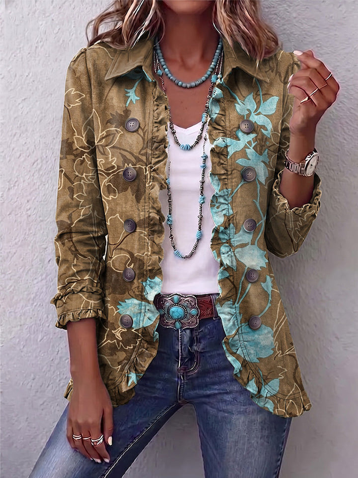 SUNDARA™ - BOHO VINTAGE FLORAL JACKET