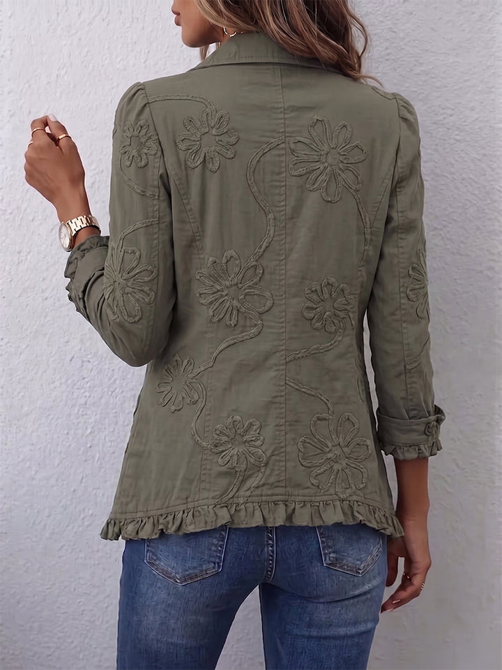 SIENNA™ - ELEGANT RUFFLED JACKET