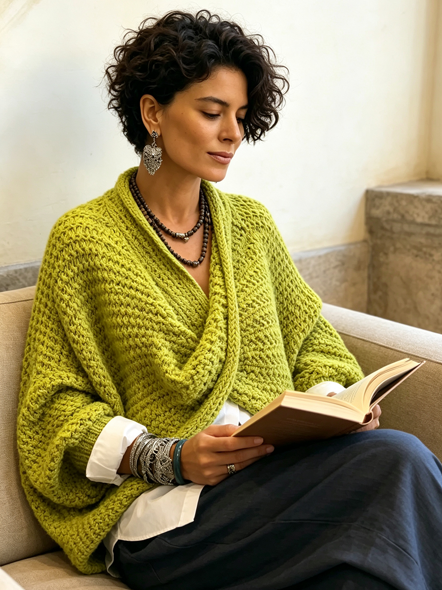 CELIA™ - ELEGANT COZY CROSSED SWEATER