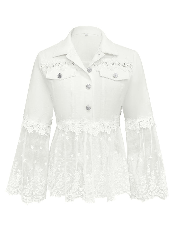SUNNELACE™ - ELEGANT LACE-PANEL JACKET