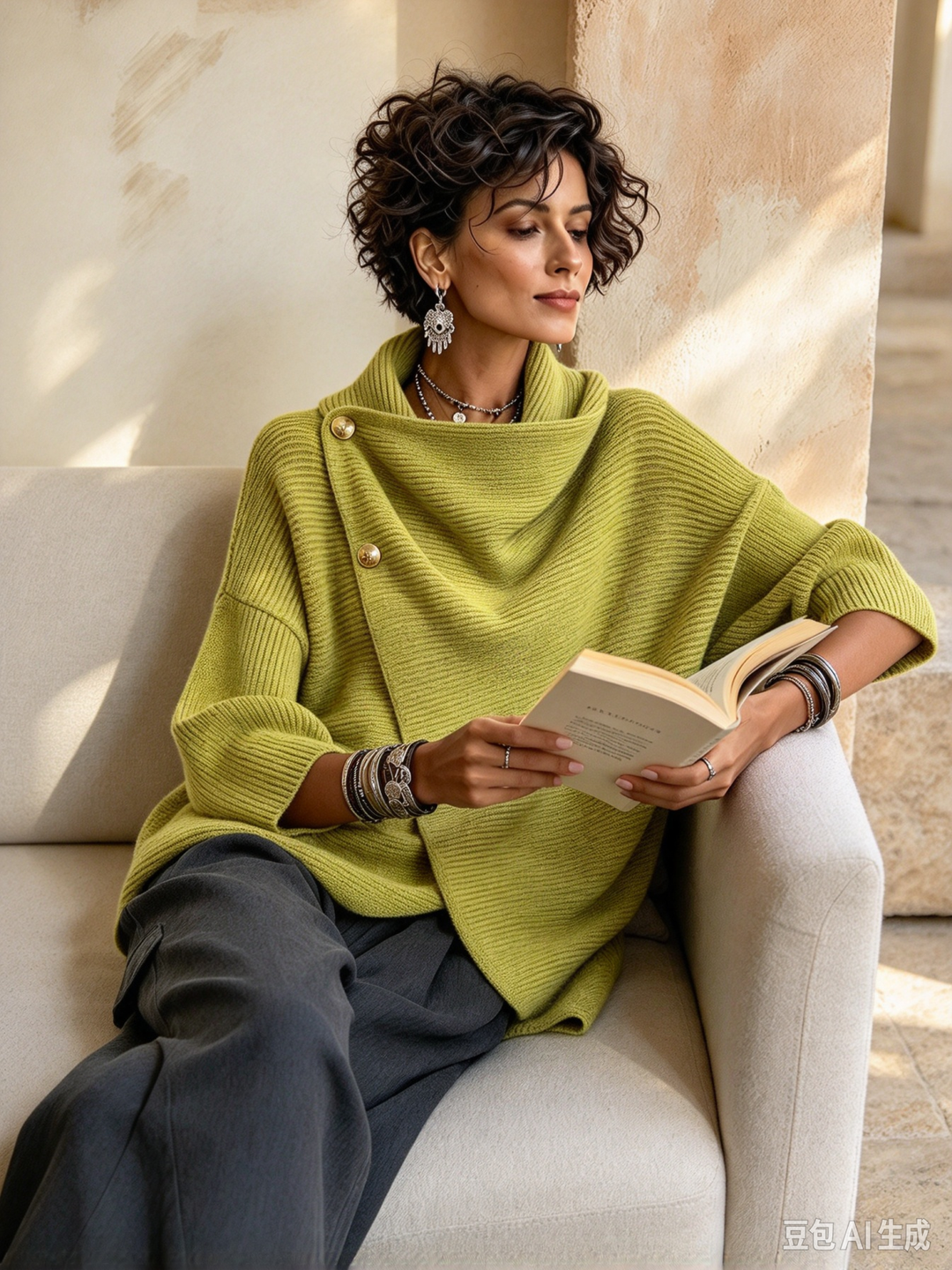 ENCARNA™ - ELEGANT ASYMMETRICAL KNIT SWEATER