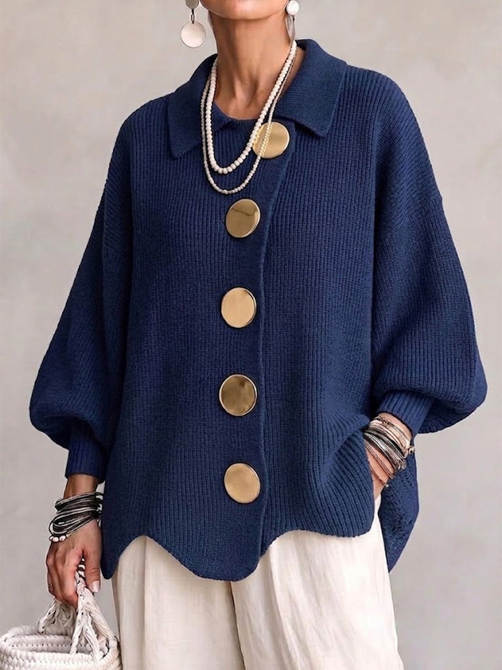 ISADORA™ - ELEGANT OVERSIZED KNIT CARDIGAN