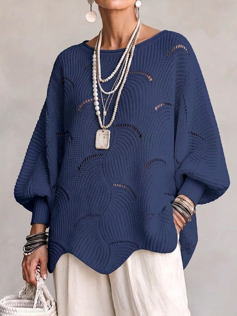 EVE™ - ELEGANT BATWING KNITTED SWEATER