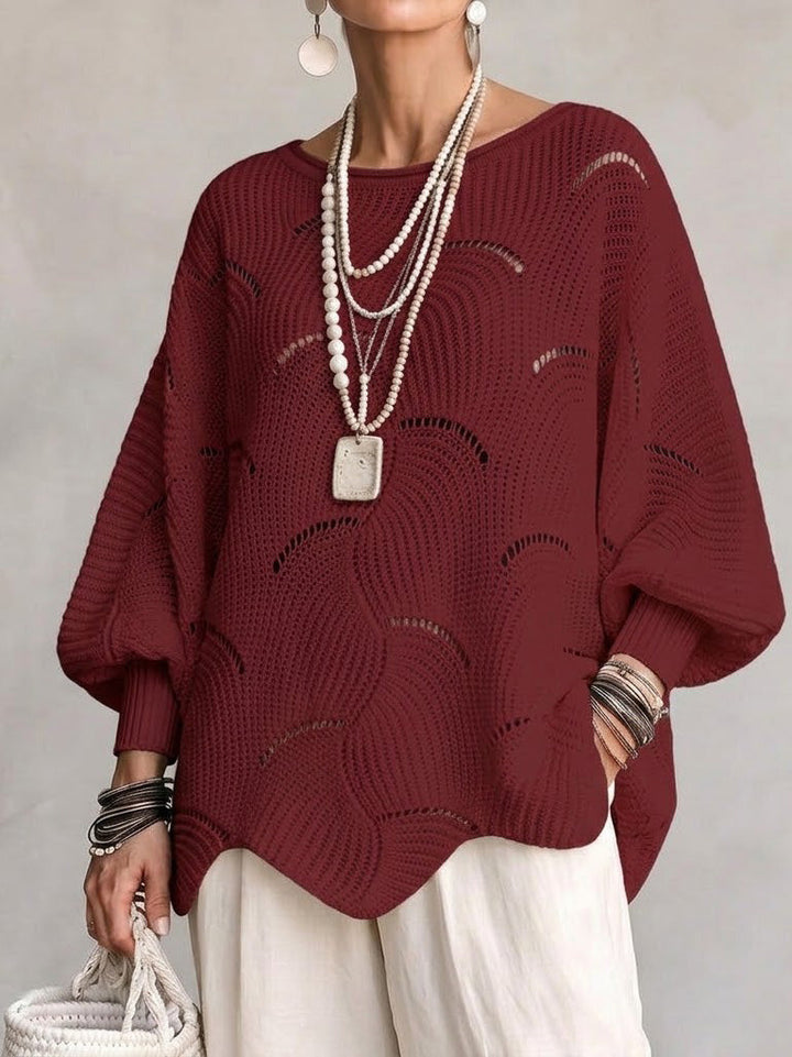 EVE™ - ELEGANT BATWING KNITTED SWEATER
