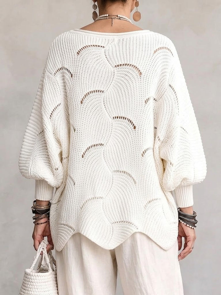 EVE™ - ELEGANT BATWING KNITTED SWEATER