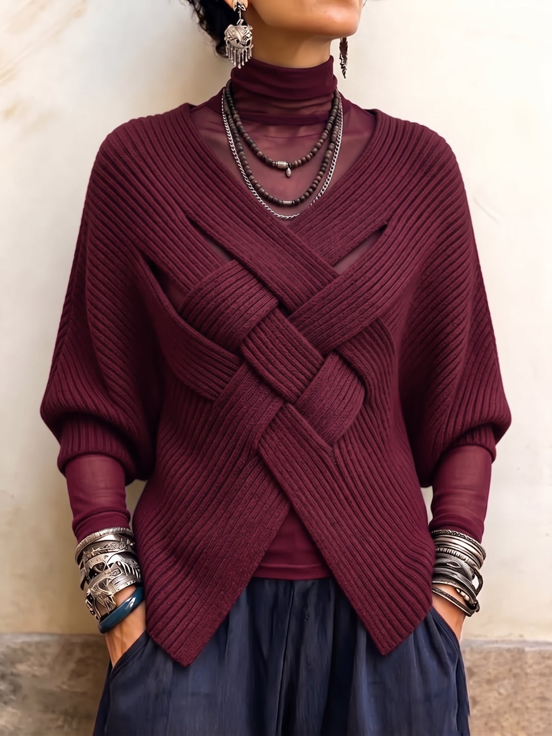 ROSARIO™ - ELEGANT COZY RIBBED SWEATER