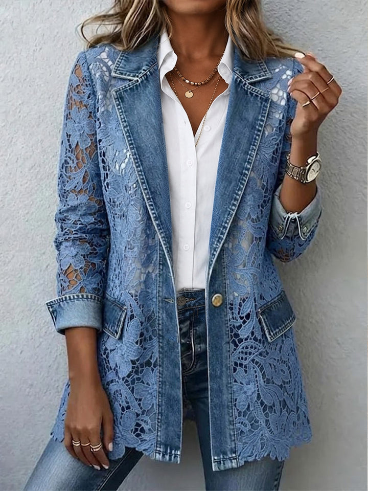 LACINDA™ - FLORAL LACE BLAZER JACKET