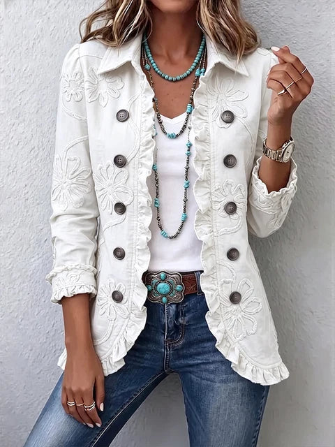 SIENNA™ - ELEGANT RUFFLED JACKET