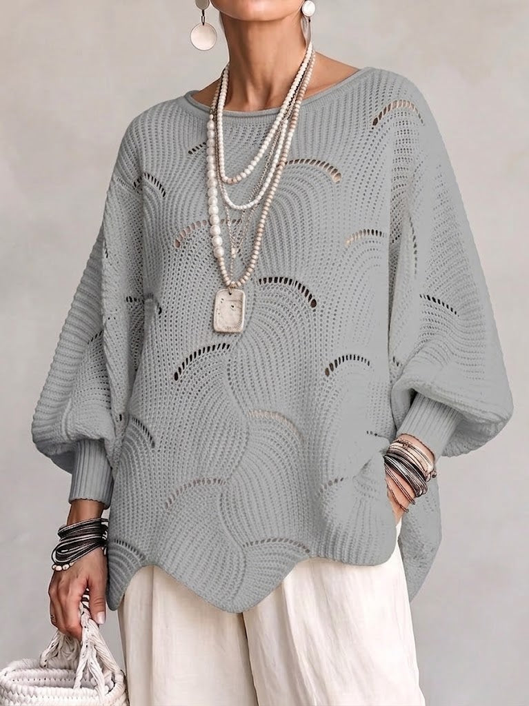 EVE™ - ELEGANT BATWING KNITTED SWEATER