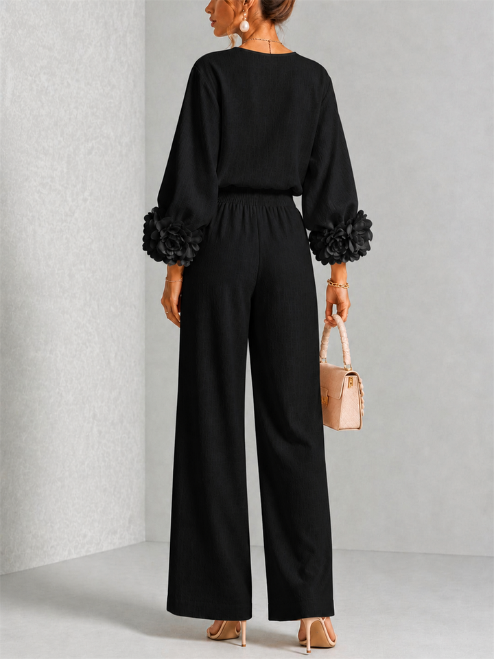 CARYS™ - FLORAL-CUFF TWO-PIECE SET