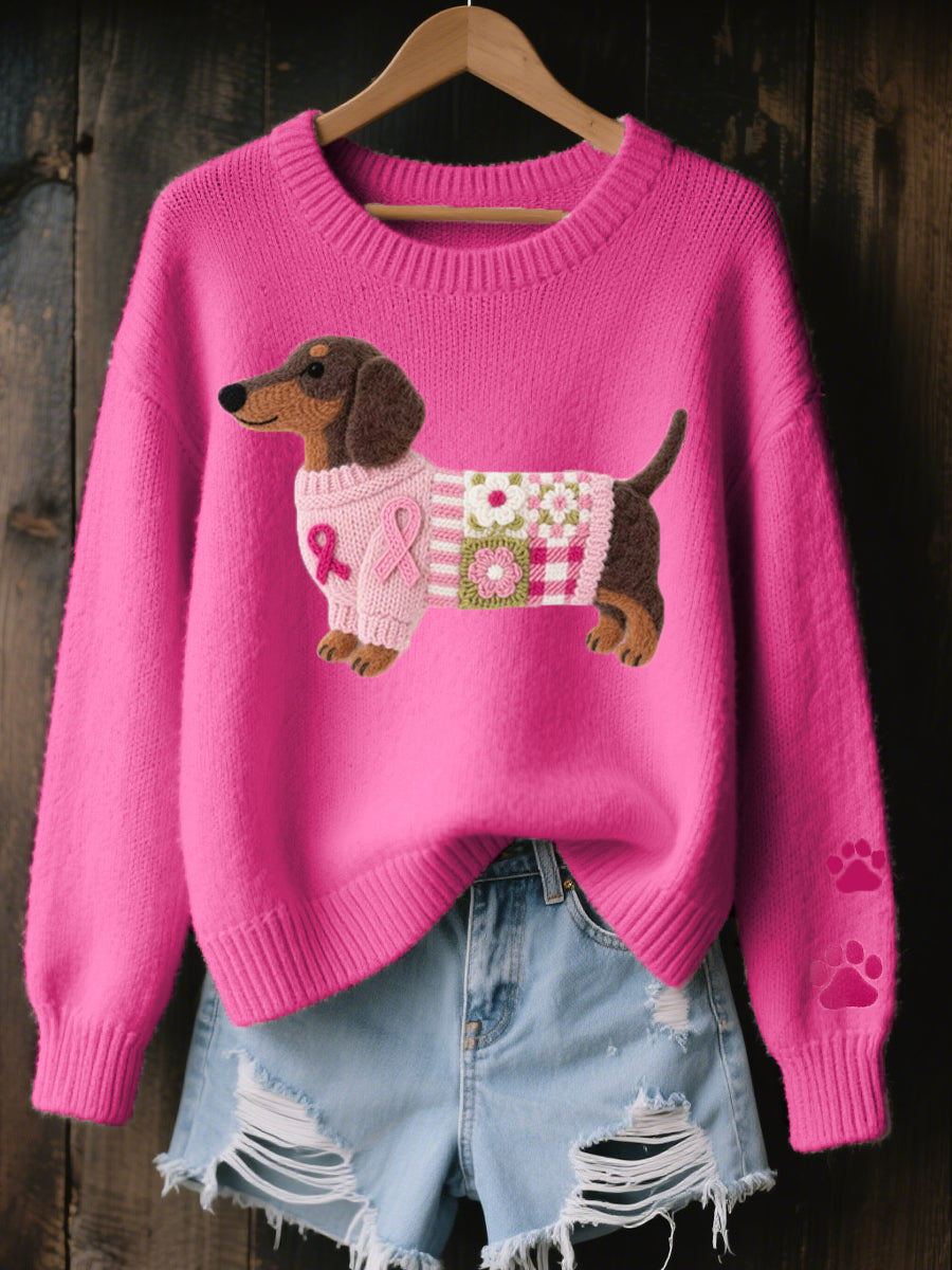 NINA™ - ELEGANT EMBROIDERED KNIT SWEATER
