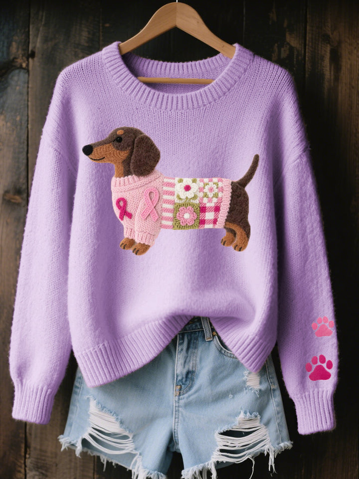 NINA™ - ELEGANT EMBROIDERED KNIT SWEATER