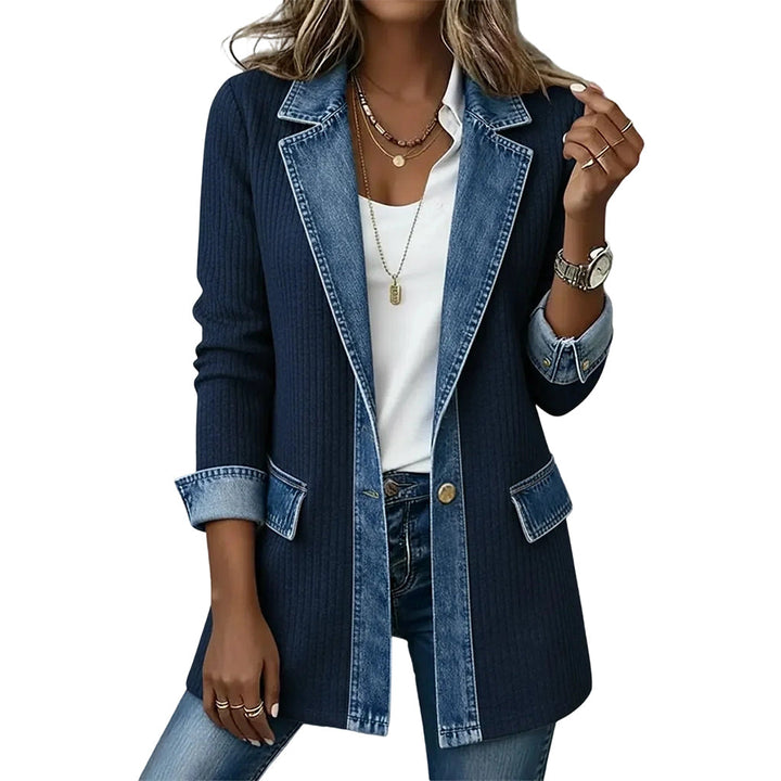 MARINA™ - ELEGANT TWO-TONE DENIM JACKET