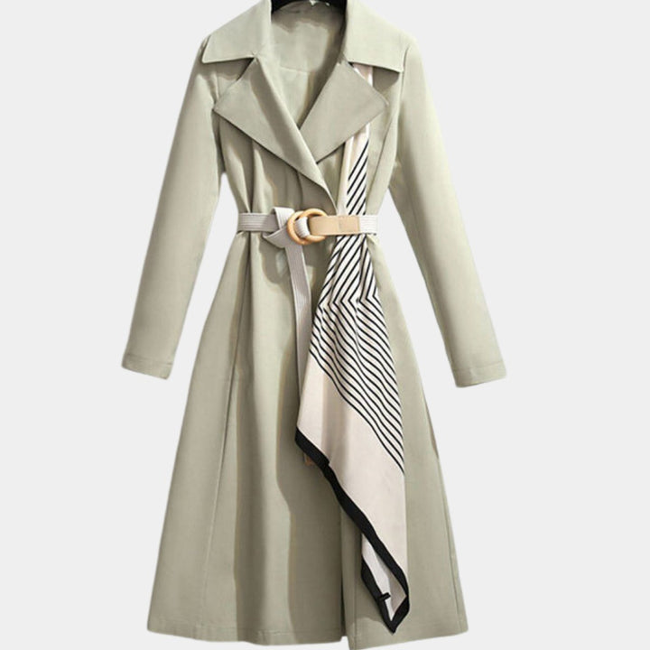 CLARICE™ - ELEGANT BELTED TRENCH COAT