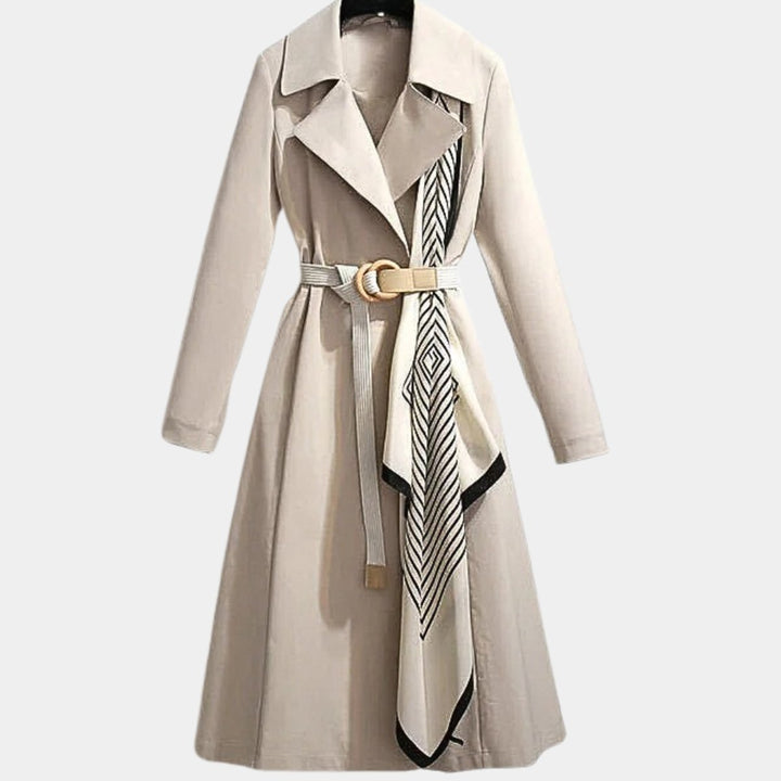 CLARICE™ - ELEGANT BELTED TRENCH COAT