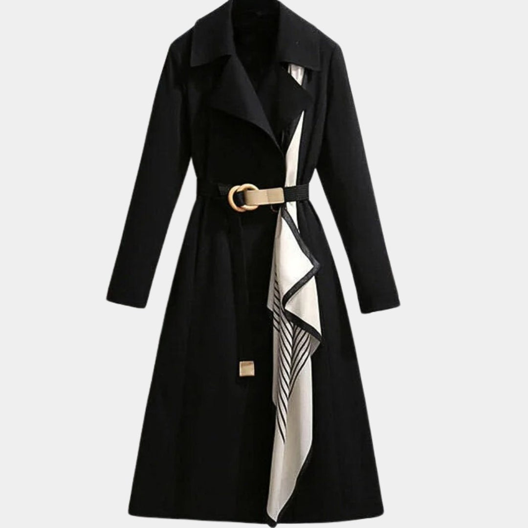 CLARICE™ - ELEGANT BELTED TRENCH COAT