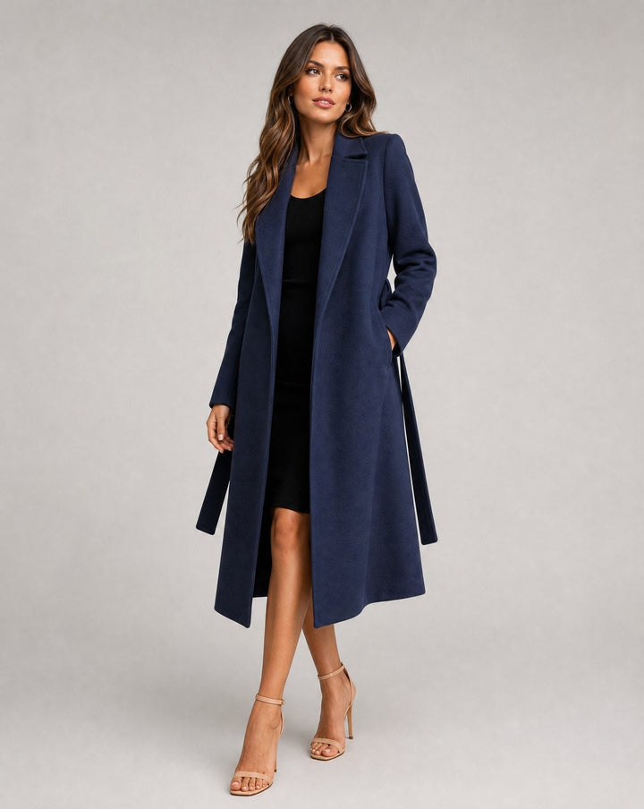 JOSIE™ - ELEGANT BELTED LONG COAT