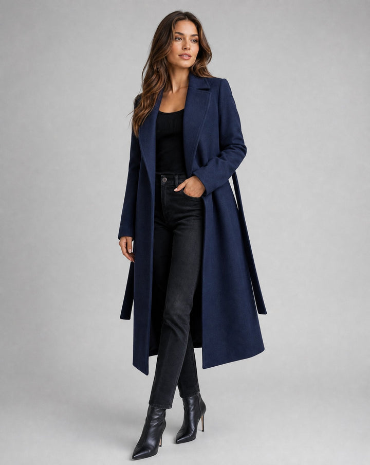 JOSIE™ - ELEGANT BELTED LONG COAT