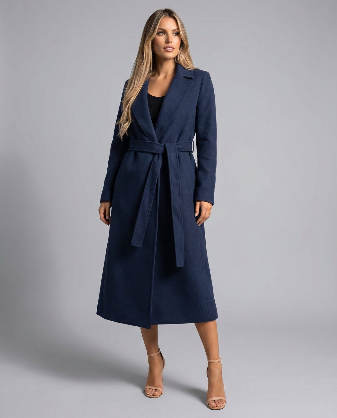 JOSIE™ - ELEGANT BELTED LONG COAT