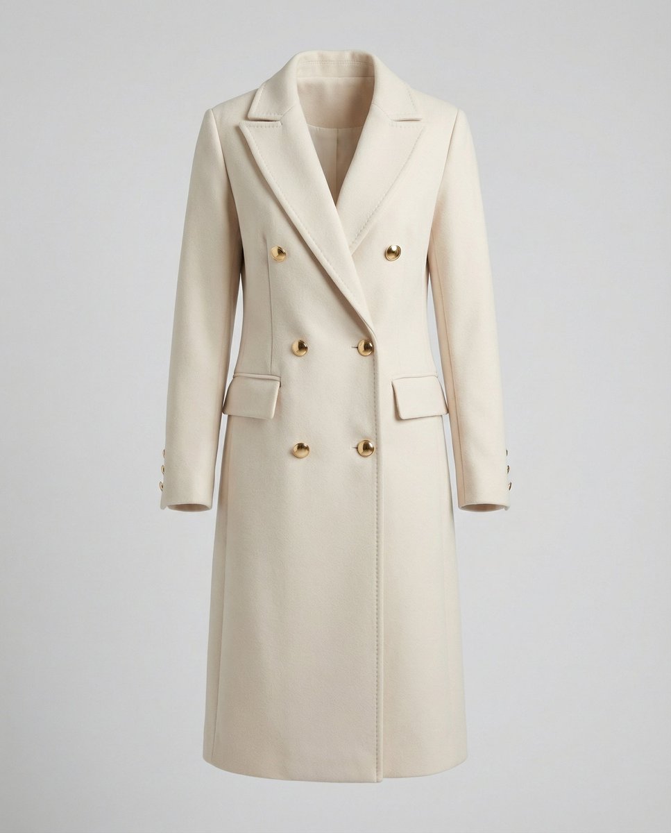 EMELINE™ - ELEGANT DOUBLE-BREASTED OVERCOAT