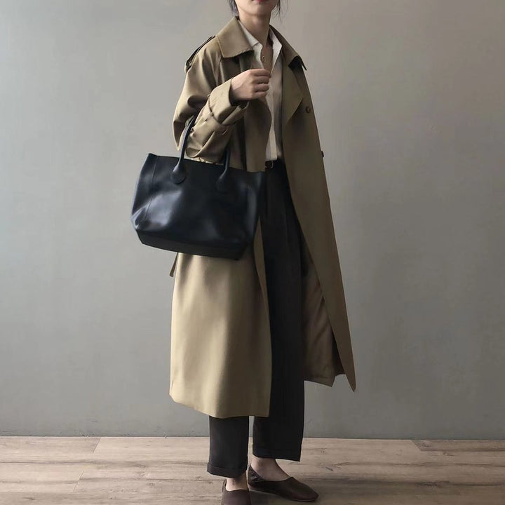 KATHERINE™ - ELEGANT BELTED TRENCH COAT
