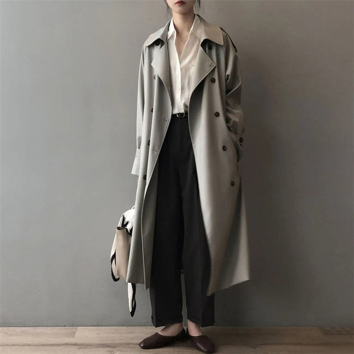 KATHERINE™ - ELEGANT BELTED TRENCH COAT