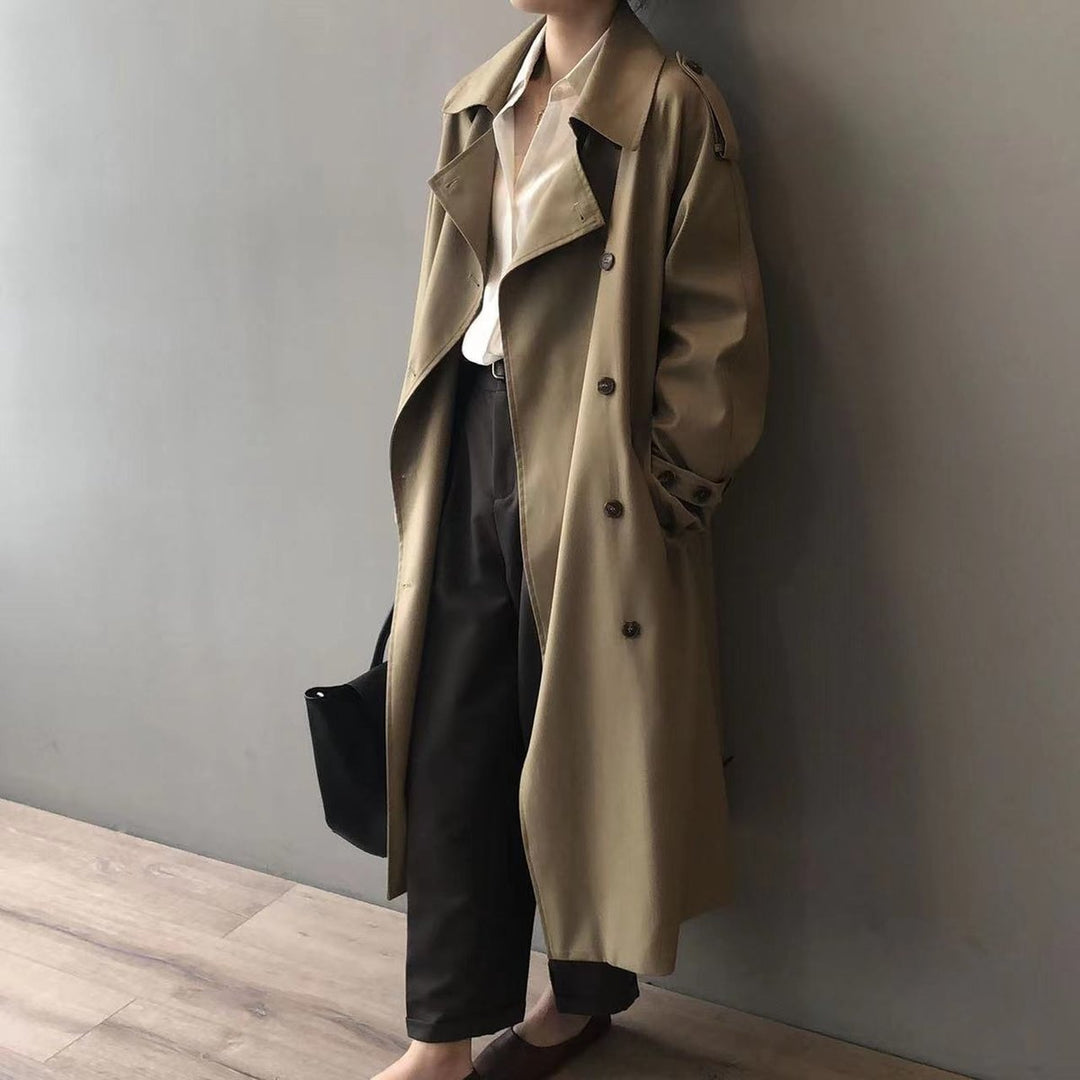 KATHERINE™ - ELEGANT BELTED TRENCH COAT