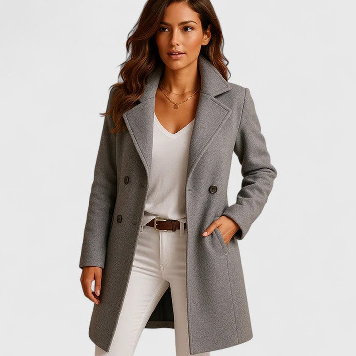 BLANCHE™ - ELEGANT TAILORED LONG COAT