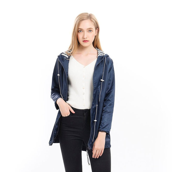 MARGARET™ - ELEGANT HOODED RAIN COAT