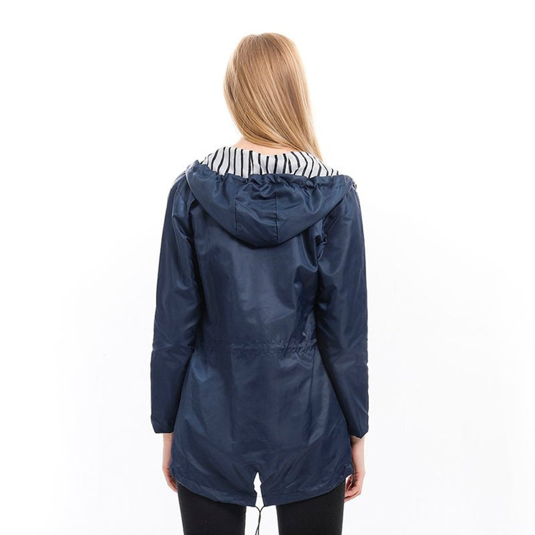 MARGARET™ - ELEGANT HOODED RAIN COAT