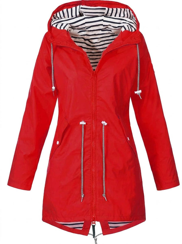 MARGARET™ - ELEGANT HOODED RAIN COAT