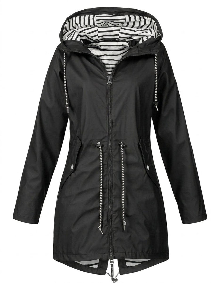 MARGARET™ - ELEGANT HOODED RAIN COAT