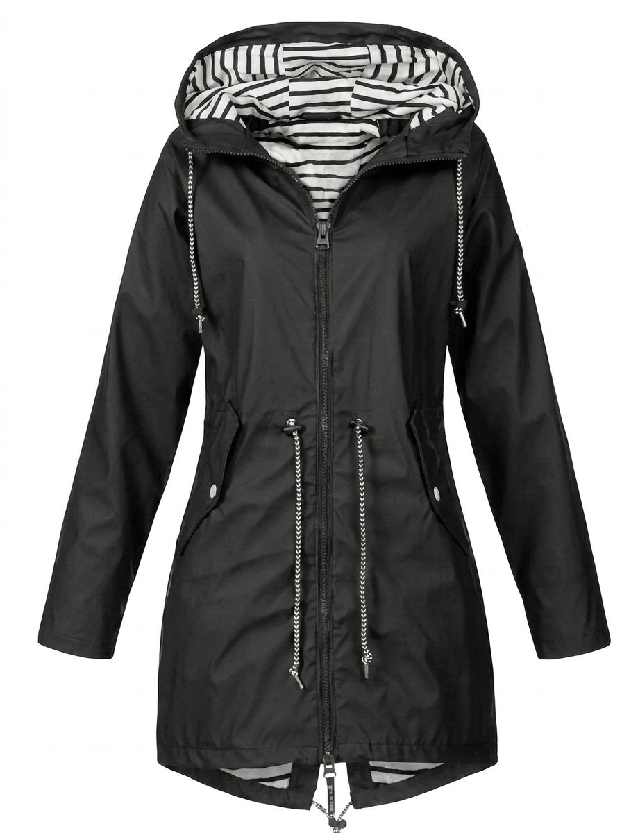 MARGARET™ - ELEGANT HOODED RAIN COAT