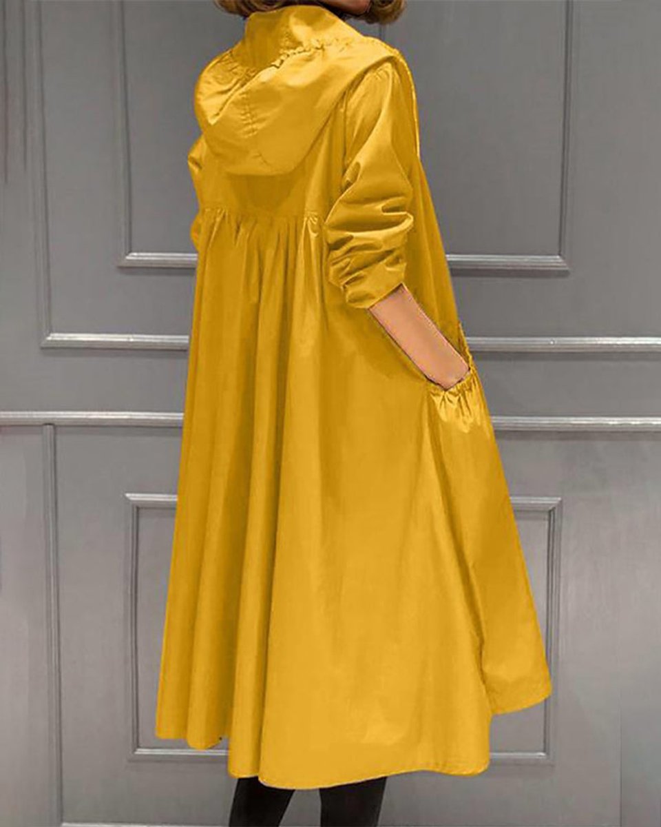 KATHLEEN™ - ELEGANT HOODED TRENCH COAT