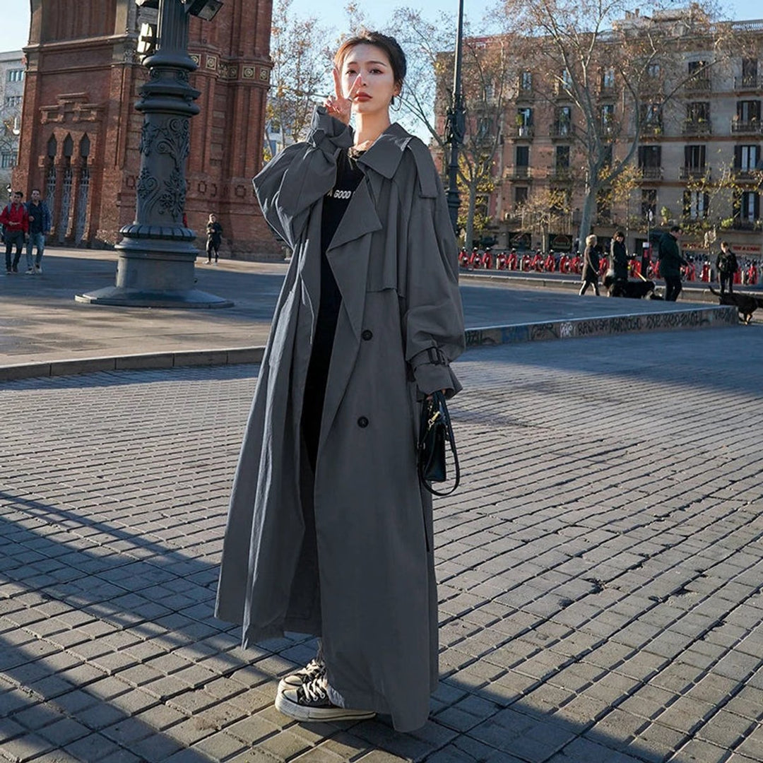 LENA™ - ELEGANT DOUBLE-BREASTED TRENCH COAT