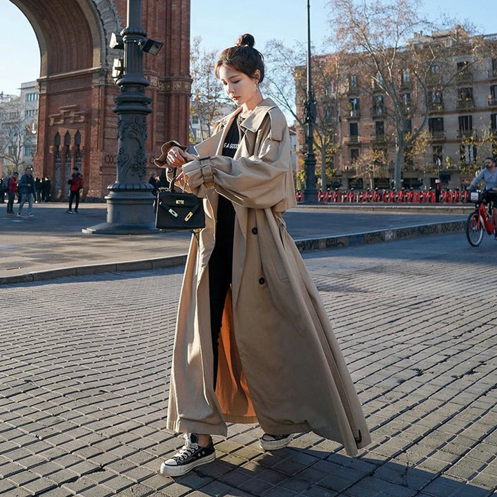 LENA™ - ELEGANT DOUBLE-BREASTED TRENCH COAT